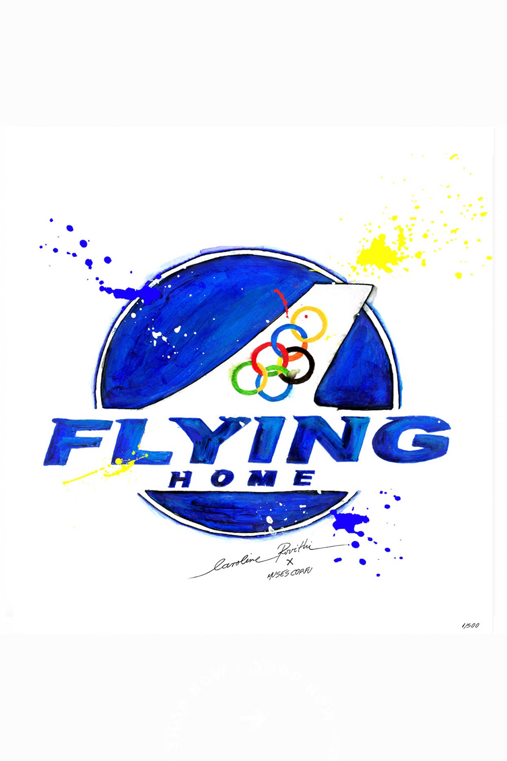 Muses x Carolina Rovithi Flying Home W Small 21,5cm X 21,5cm