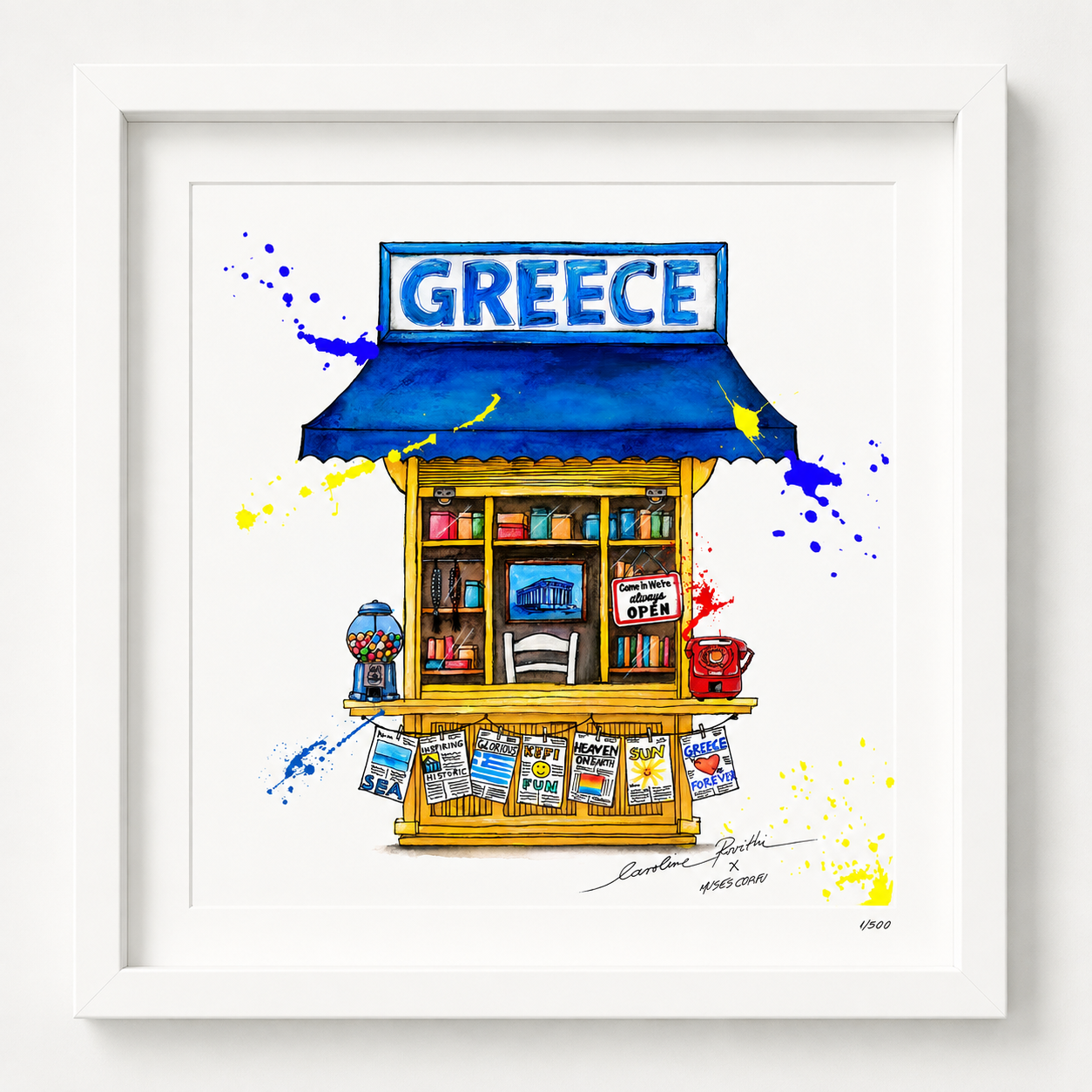 Muses x Carolina Rovithi Kiosk W Small 21,5cm X 21,5cm - Image 2