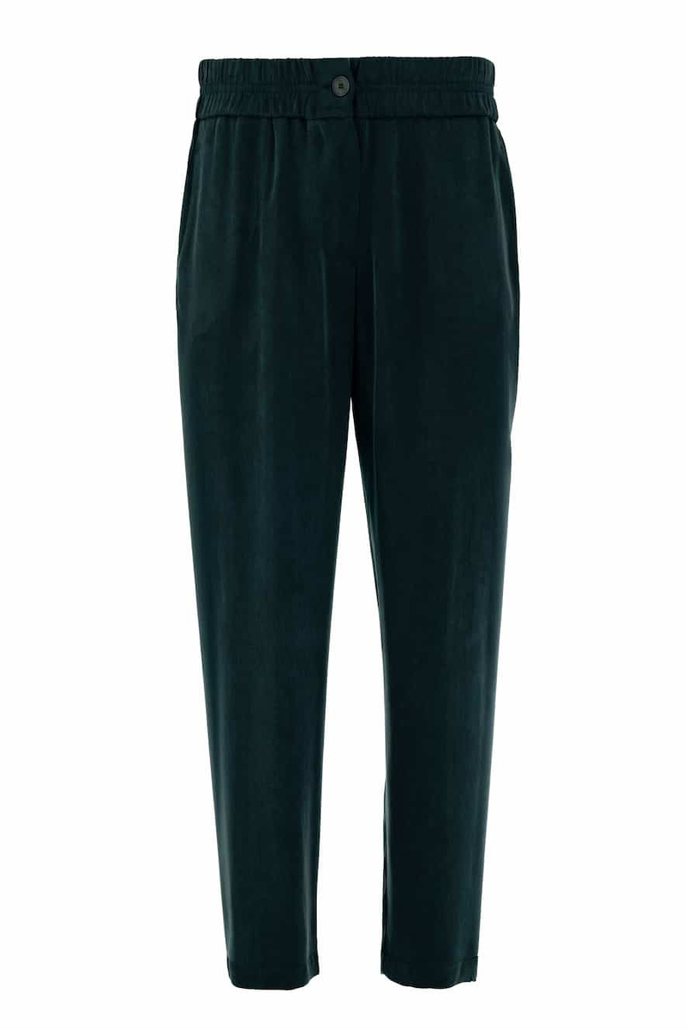 Philosophy Cupro-Viscose Green Jogger Pants