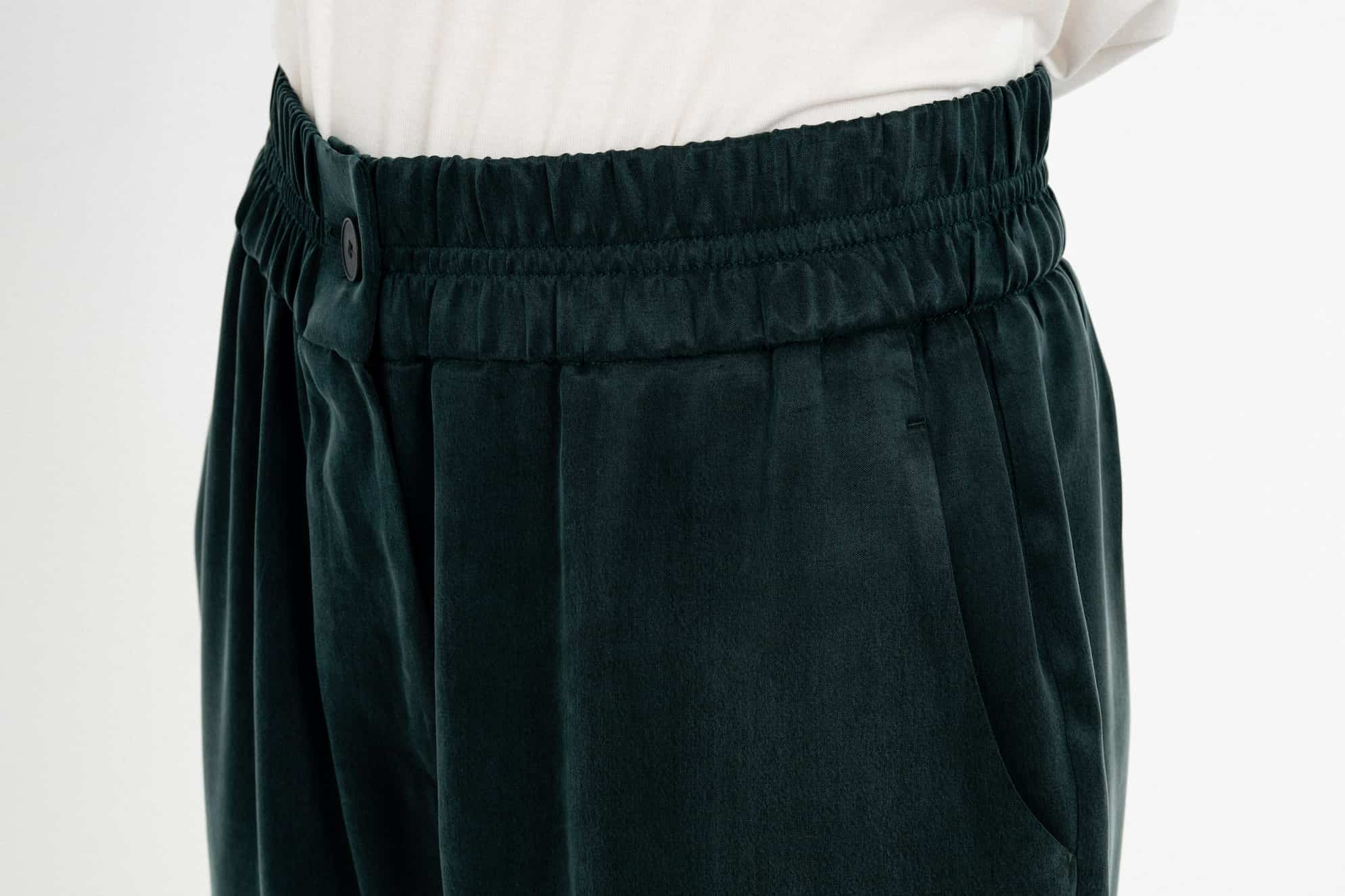 Philosophy Cupro-Viscose Green Jogger Pants - Image 4