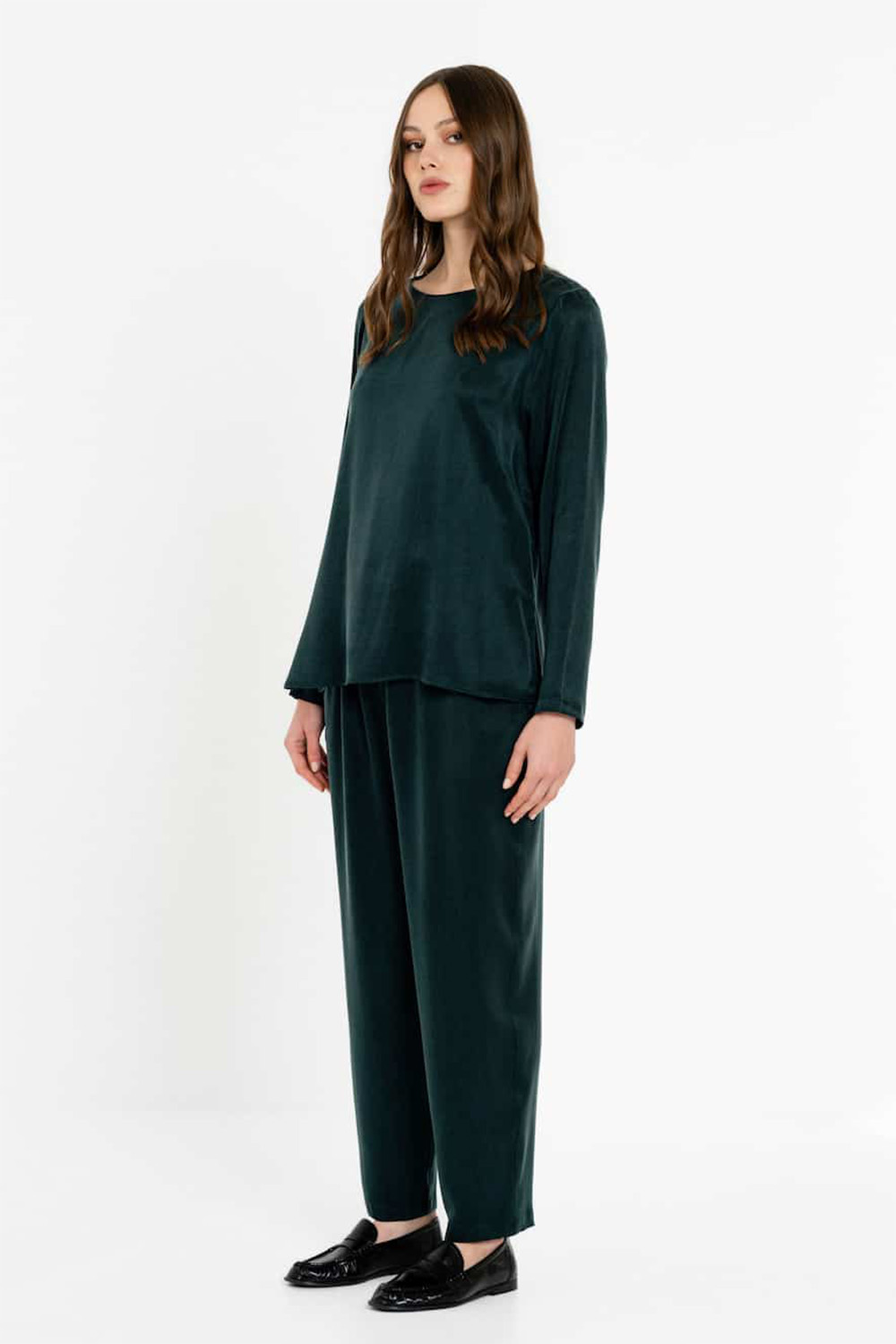 Philosophy Green Cupro Blouse Green - Image 3