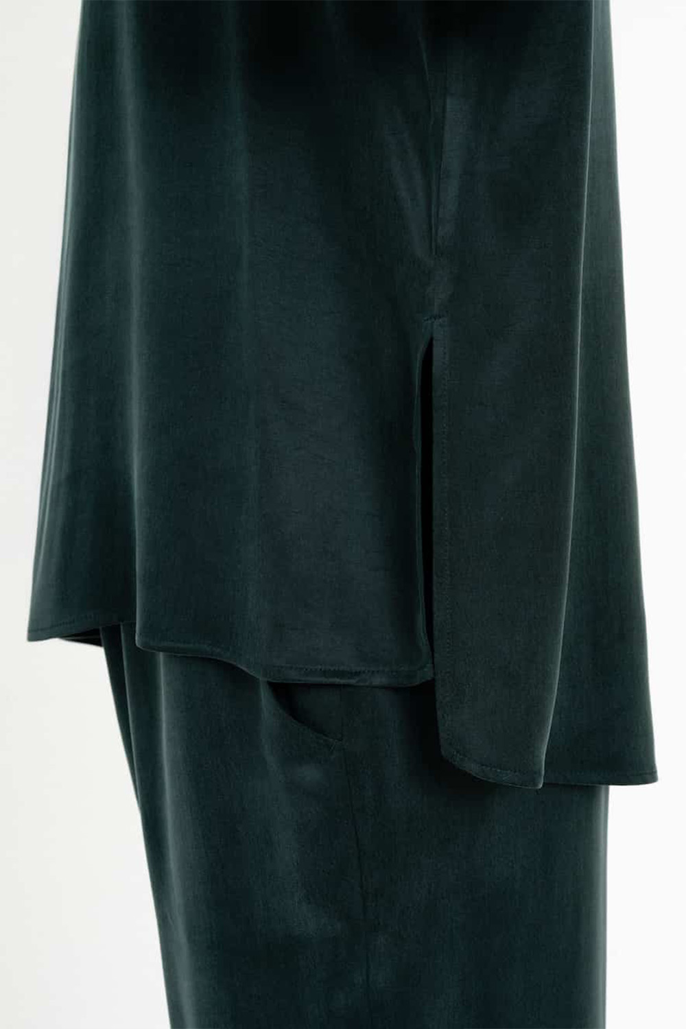 Philosophy Green Cupro Blouse Green - Image 4