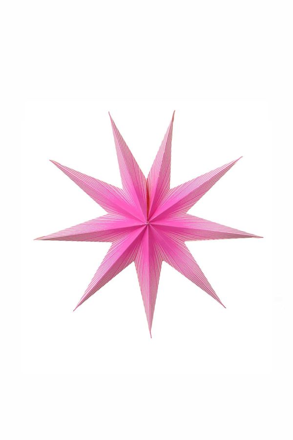 Bungalow Paper Star Dazzle Fuchsia 25cm