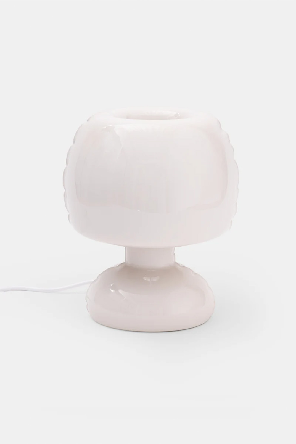 Home Studyo Table Lamp Freddy Gloss Bone