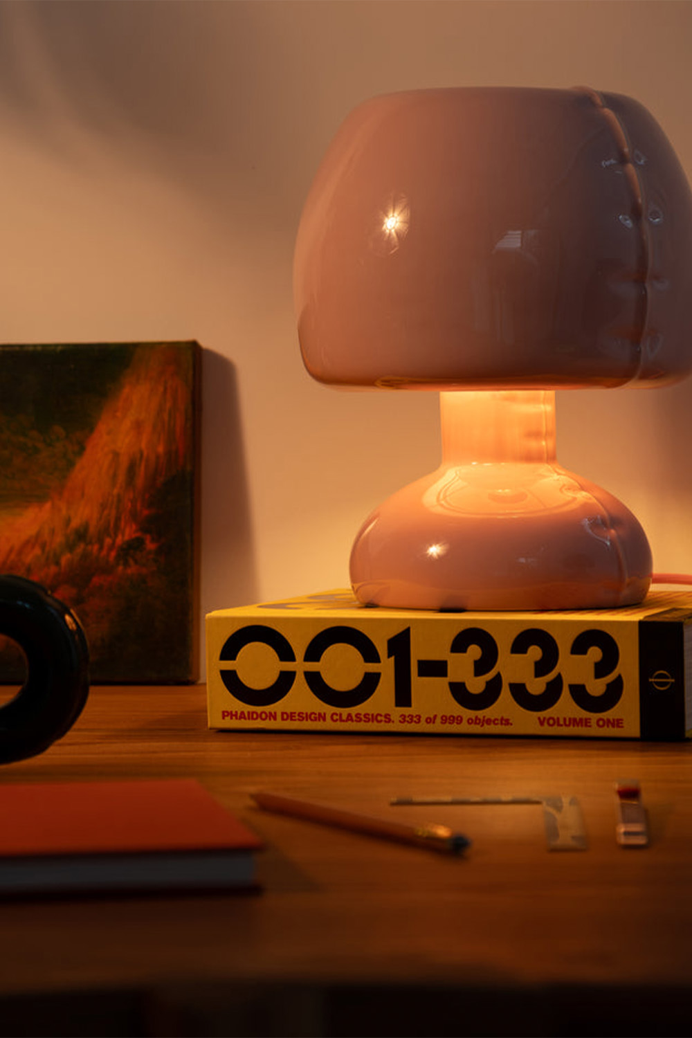 Home Studyo Table Lamp Freddy Gloss Bubblegum - Image 2