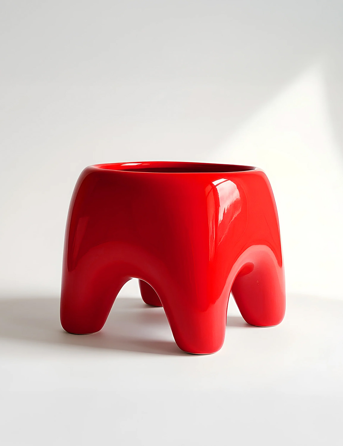HOUBI Buddy Planter in Poppy Red