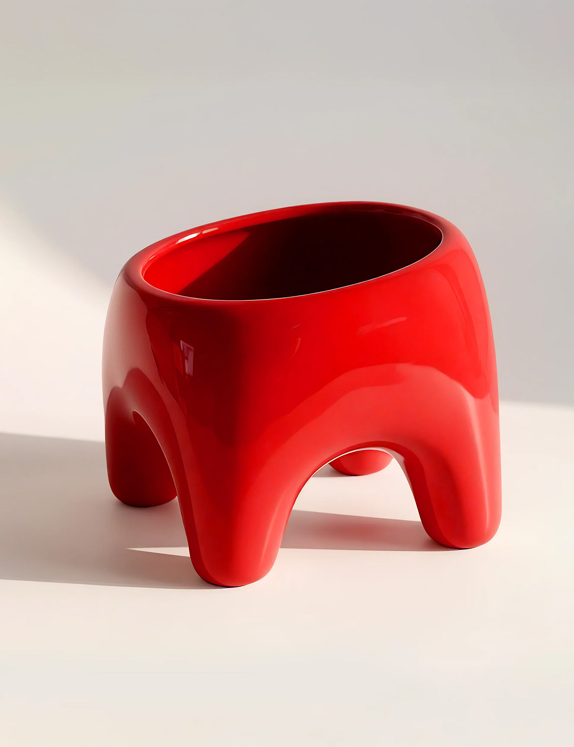 HOUBI Buddy Planter in Poppy Red - Image 2