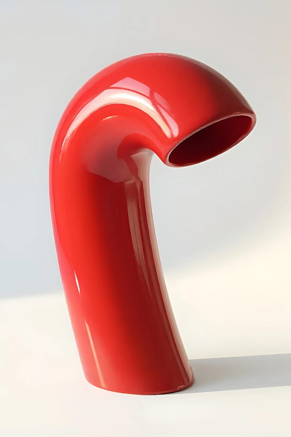 HOUBI Vita Vase in Poppy Red
