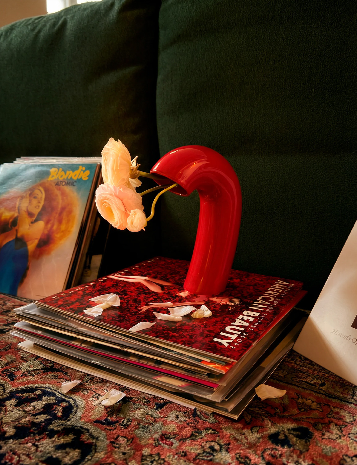 HOUBI Vita Vase in Poppy Red - Image 7