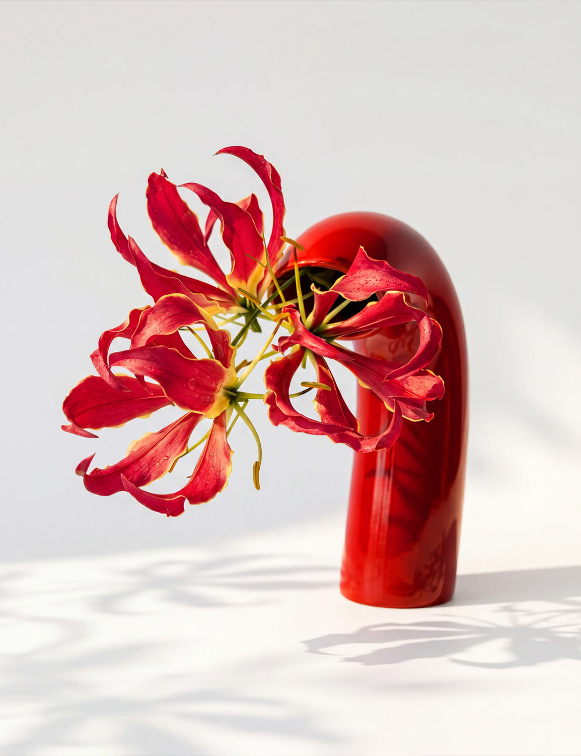 HOUBI Vita Vase in Poppy Red - Image 5