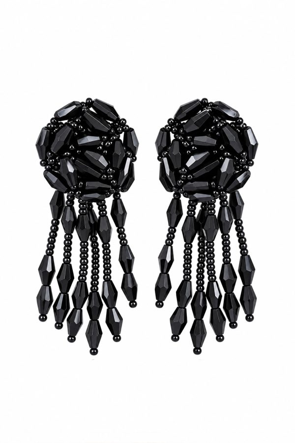 Ifigenia Loukou Earrings Polieleos Black