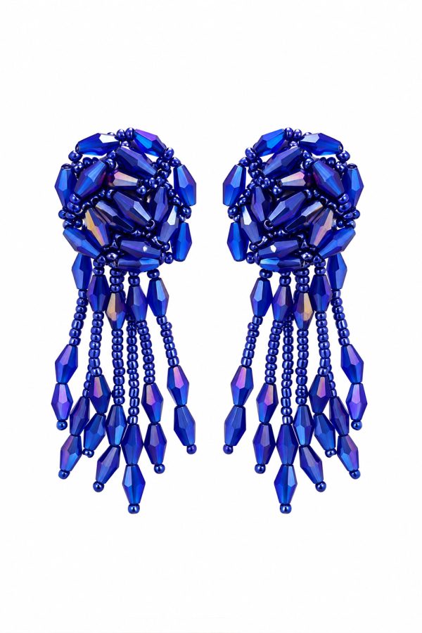 Ifigenia Loukou Earrings Polieleos Blue