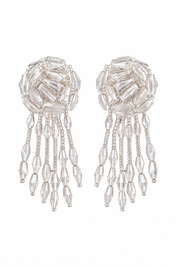 Ifigenia Loukou Earrings Polieleos White