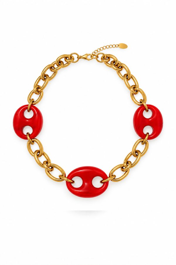 Ifigenia Loukou Necklace Fakantoro Red
