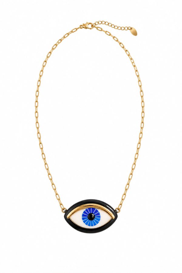 Ifigenia Loukou Necklace Porcelain Evil Eye
