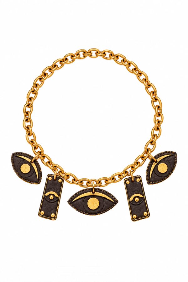 Ifigenia Loukou Necklace With Five Ceramics Eyes