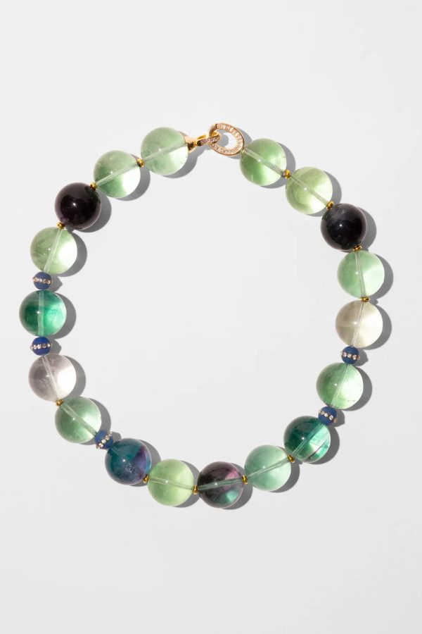 Katerina Psoma Cashmere Fluorite Short Necklace