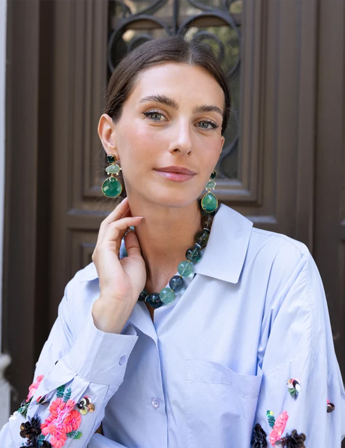 Katerina Psoma Cashmere Fluorite Short Necklace - Image 3