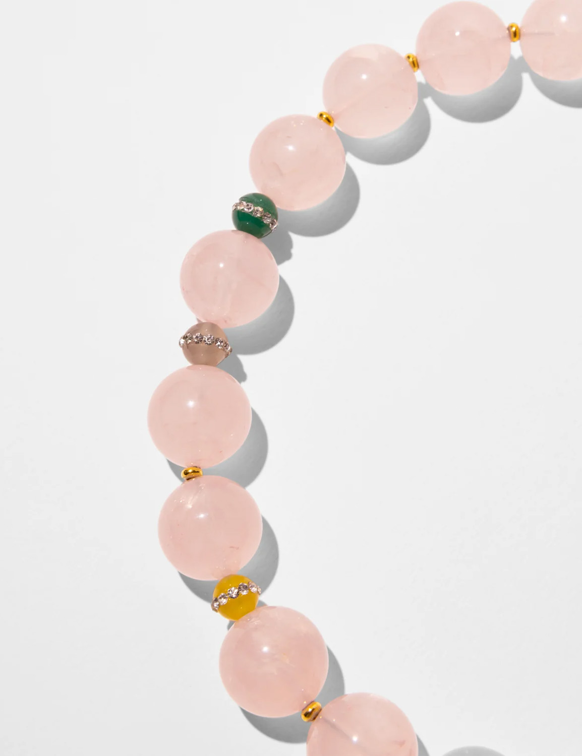 Katerina Psoma Cashmere Rose Quartz Short Necklace - Image 2