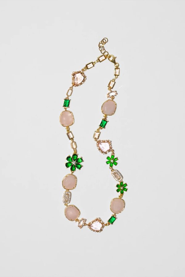 Katerina Psoma Gemma Rose Quartz Necklace